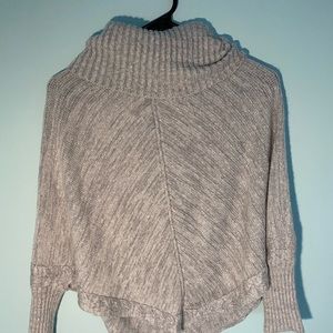 turtle neck grey sweater
